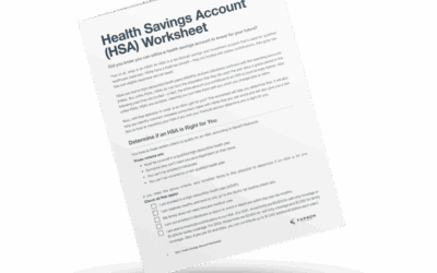 Health Savings Account (HSA) Worksheet